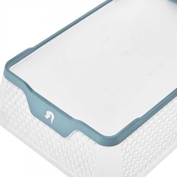 Corbeille de rangement antidérapante A5 pour bureau et école KEEEPER