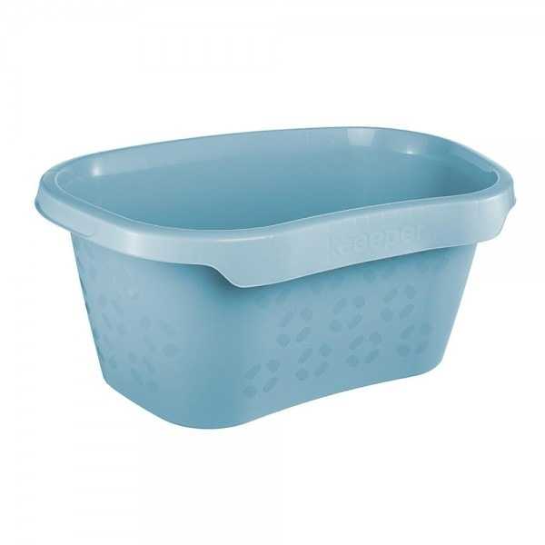 Corbeille à linge en Plastique 30,5 litres compacte et confortable Keeeper