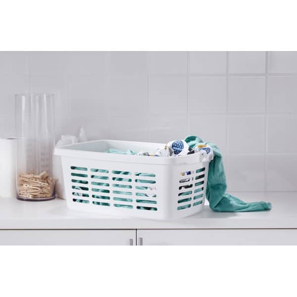 Corbeille à linge solide avec fentes 30 litres SMARTSTORE