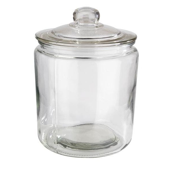 Bocal de conservation en verre pour biscuits et pâtes