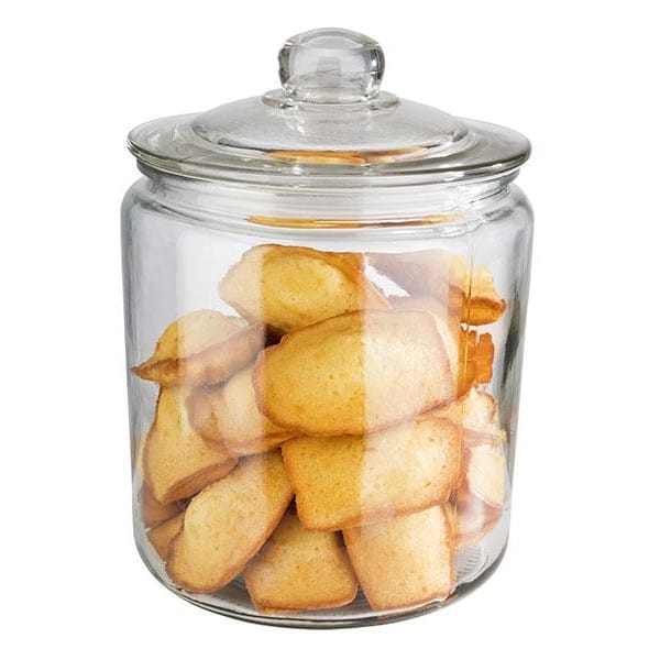 Bocal de conservation en verre pour biscuits et pâtes