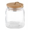 Bocal de conservation en verre avec couvercle en pin