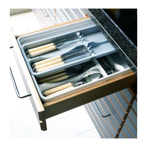 Range Couverts Universel Double 10 Compartiments