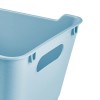 Petit Panier de rangement gris avec poignées 1,8 litres