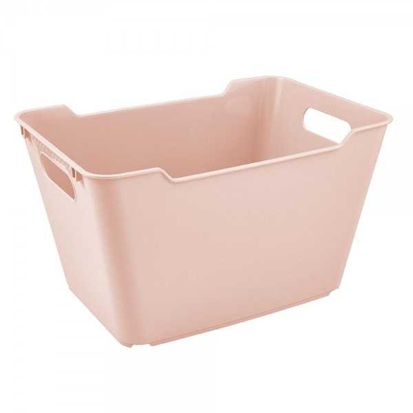 Bac de rangement bleu avec poignées 12 litres