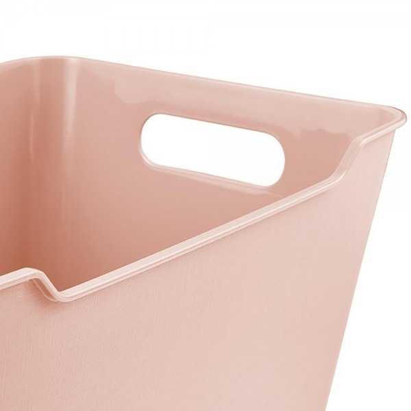 Bac de rangement bleu avec poignées 12 litres