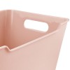 Bac de rangement bleu avec poignées 12 litres