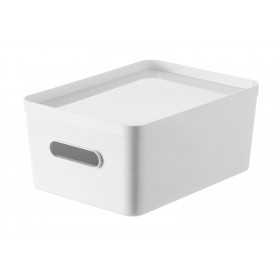 Couvercle blanc pour bac de rangement L