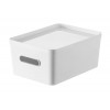 Couvercle blanc pour bac de rangement L