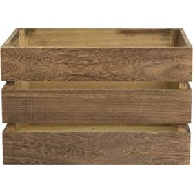 Grande Caisse en bois Vintage Laqué Tablecaddy Securit