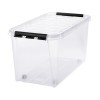 Grande Caisse de rangement à roulettes 70 litres