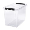 Grande Caisse de rangement 61 litres avec couvercle et clips