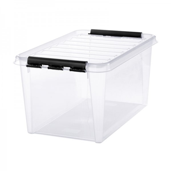 Boîte de rangement transparente 47 litres