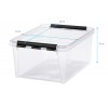Boîte de rangement Bleue transparente 14 litres