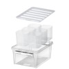 Boîte de rangement 14 litres avec 6 casiers séparés