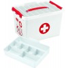 Petite boîte de rangement Premiers Secours 6 litres