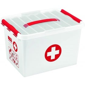 Petite boîte de rangement Premiers Secours 6 litres