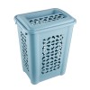 Panier à linge sale avec couvercle et fente 60 litres