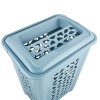 Panier à linge sale avec couvercle et fente 60 litres