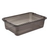 Boîte de rangement plate transparente 28 litres