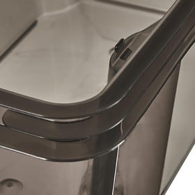 Petite Caisse de rangement transparente empilable 6,5 litres