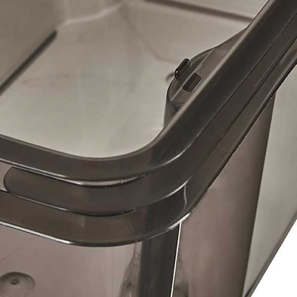 Petite Caisse de rangement transparente empilable 6,5 litres