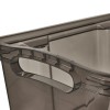 Petite Caisse de rangement transparente empilable 6,5 litres