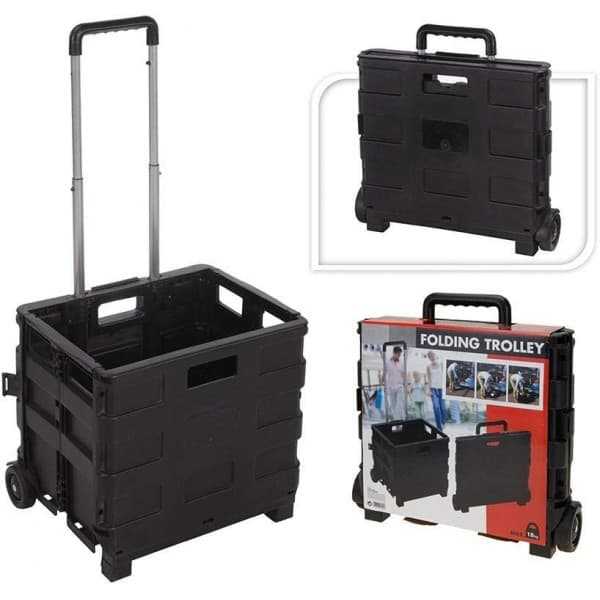 Diable avec Caisse de transport Pliable charge 35 kg
