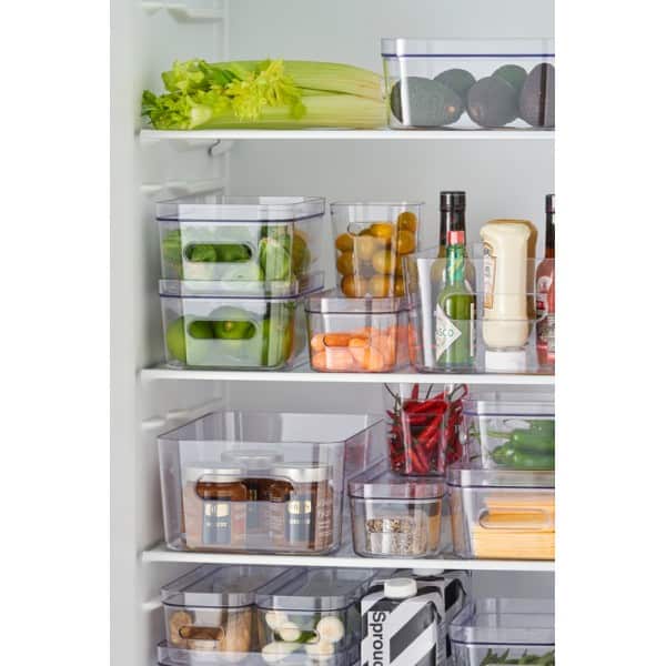 Ranger son frigo avec des bacs