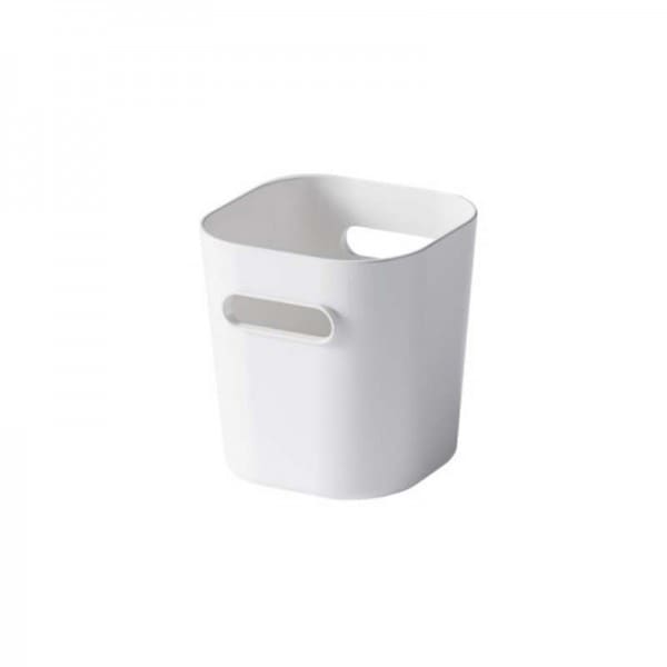 Petit Bac de Rangement Blanc pour Salle de bain 0,62 l