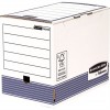 10 Boîtes d'archives en carton A4/A4+ pour charge lourde Largeur 20 cm