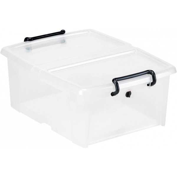 Caisse avec couvercle papillon et ouverture façade 20 l