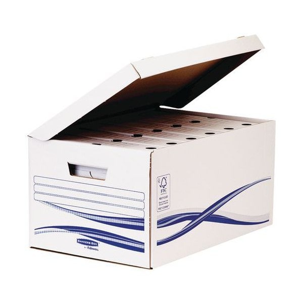 10 Boîtes d'Archivage Basic A4 / A4+ en carton 100% recyclé