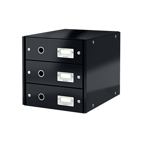 Bloc de Rangement pour Bureau 3 tiroirs A4 Wow