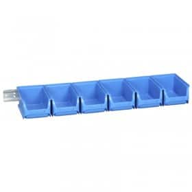 Lot de 6 bacs à bec ProfiPlus Taille 2 avec rail