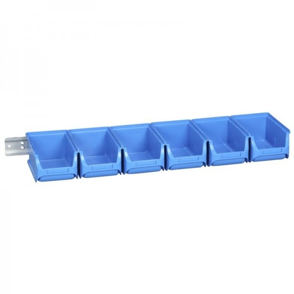 Lot de 6 bacs à bec ProfiPlus Taille 2 avec rail