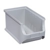 Bac à bec en plastique solide gris taille 3