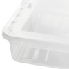 Boîte transparente plate 9 litres anti poussière