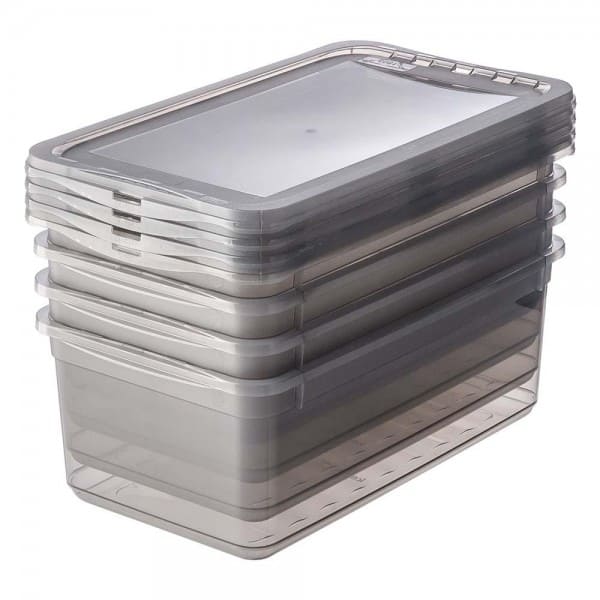 Lot de 4 boîtes à Chaussures 5,6 litres
