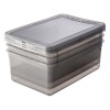 Lot de 3 boîtes de rangement Chaussures 11 litres