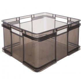 Grande caisse Transparente empilable