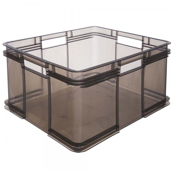 Grande caisse Transparente empilable