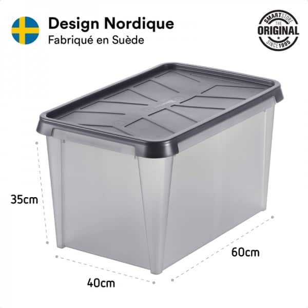 Grande Caisse de stockage Etanche Hermétique 50 litres
