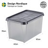 Grande Caisse de stockage Etanche Hermétique 50 litres