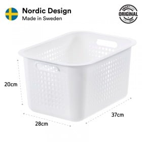 Corbeille de rangement 13 litres en Plastique Recyclé