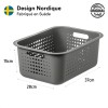 Corbeille de rangement 10 litres en Plastique recyclé