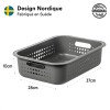 Corbeille de rangement en plastique recyclé 6 litres