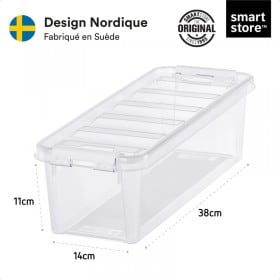 Boîte de rangement allongée 3,5 litres