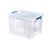 Lot de 3 Caisses de rangement Transparentes Professionnelles 36 litres FELLOWES