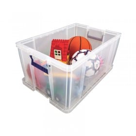 Caisse transparente pour transporter les documents